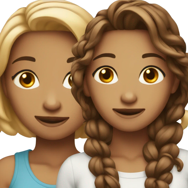 4 pretty bestfriends emoji