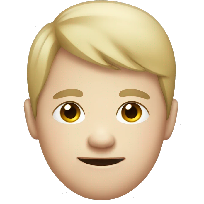 a white person with down syndrome emoji