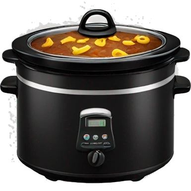 Crockpot black  emoji