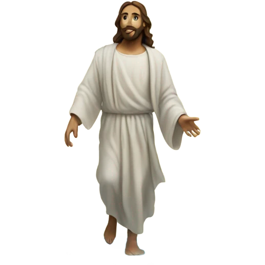 jesus walking on water emoji