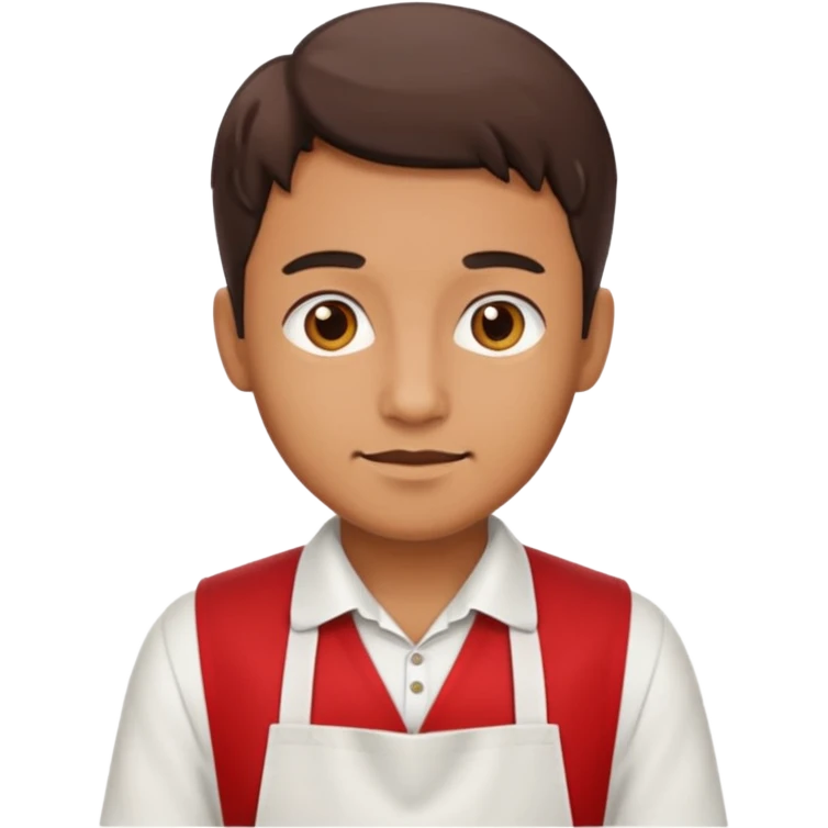 man red apron  emoji