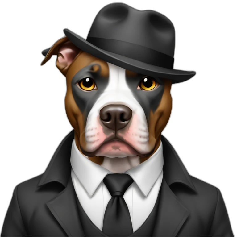 Gangster pitbull emoji