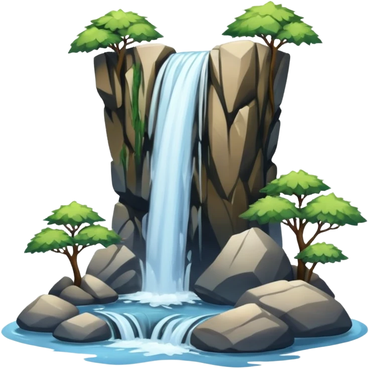 Waterfall emoji