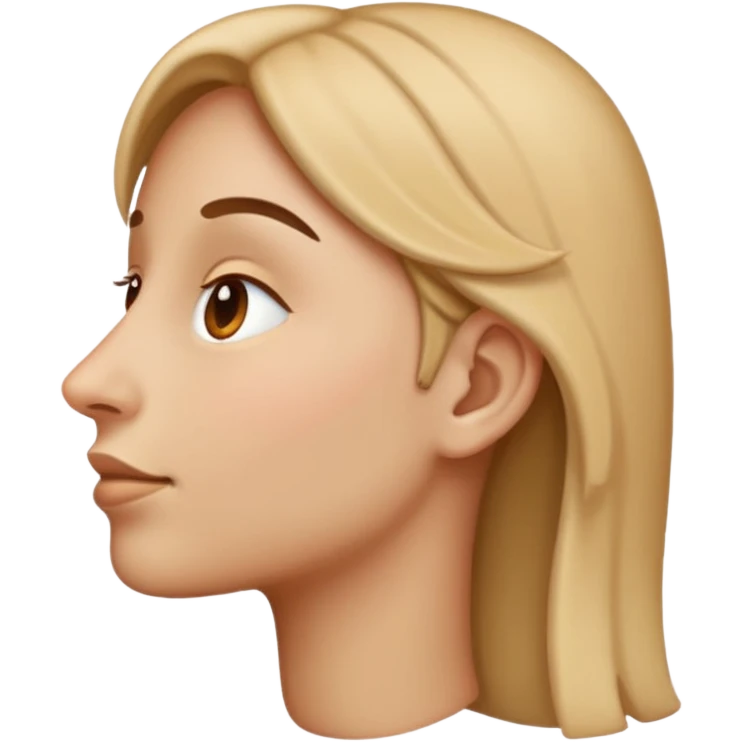Side profile emoji with nose in the air emoji