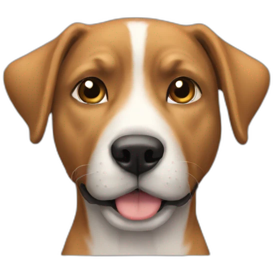 Chat baise chien emoji