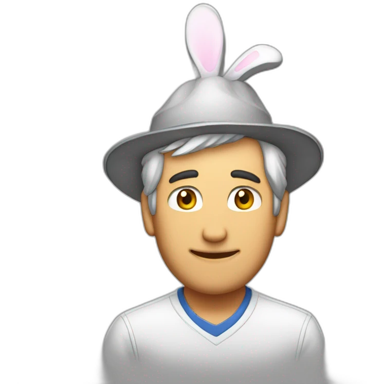 Craig Federighi with Fhavent bunny hat emoji