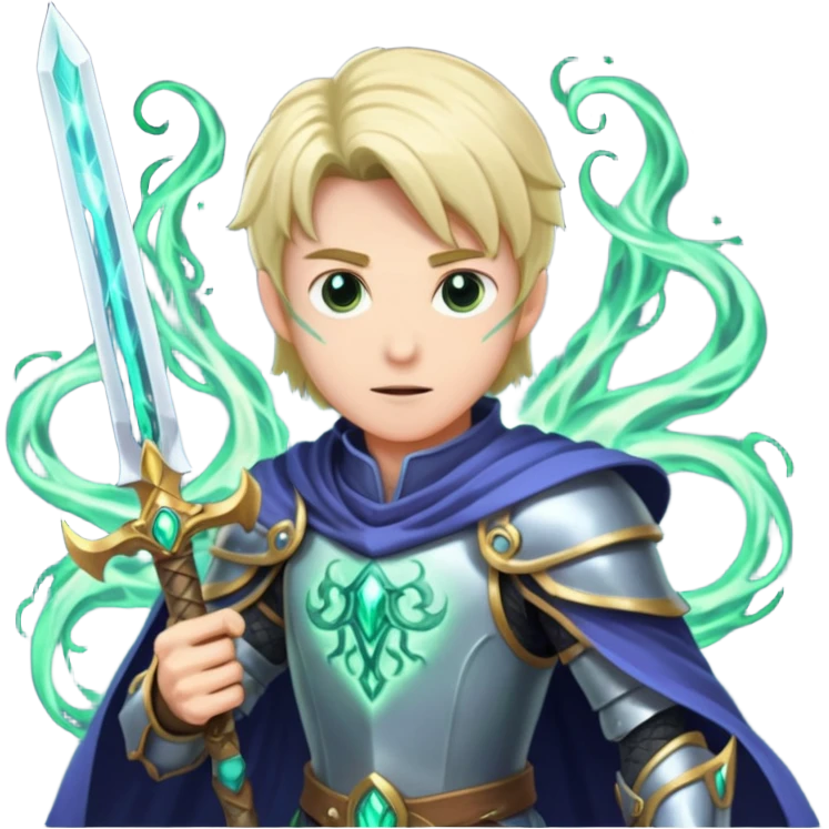 mystic knight with eldricth powers emoji