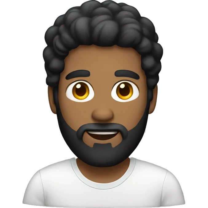 black hair light beard guy with laptop emoji