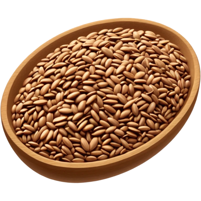 Заново- семена льна горсткой  emoji