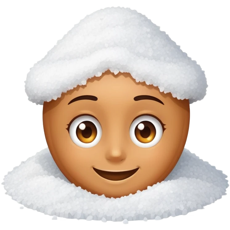 smiling face with salt pile in front saying who wants to go to the rec center emoji