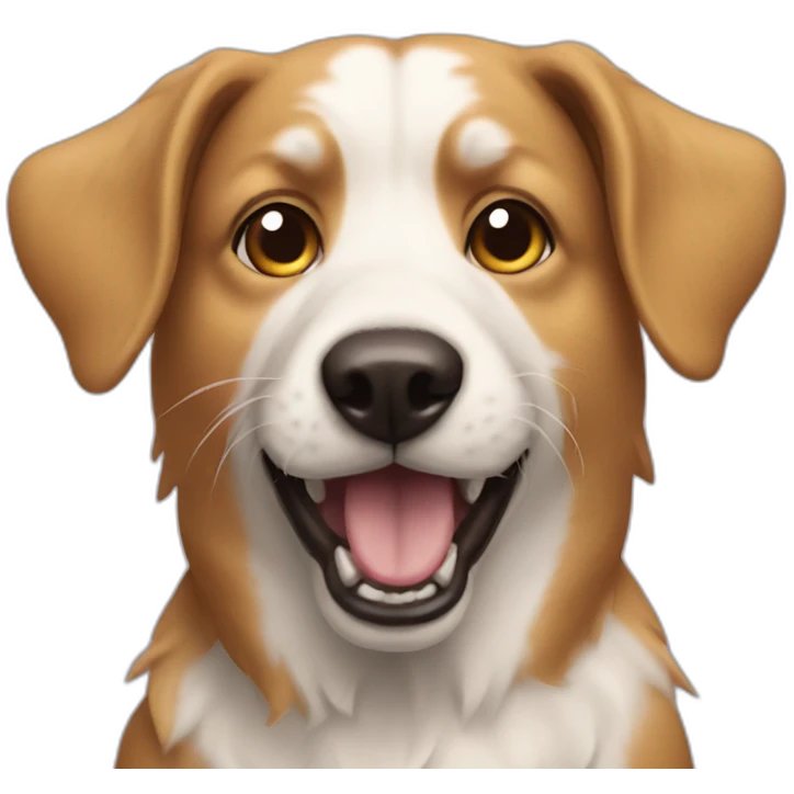 crazy dog emoji