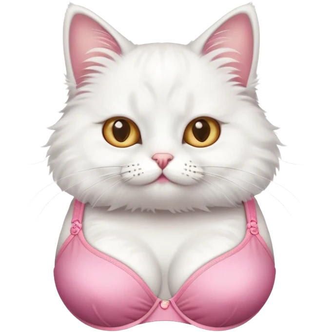 Киска в лифчике emoji