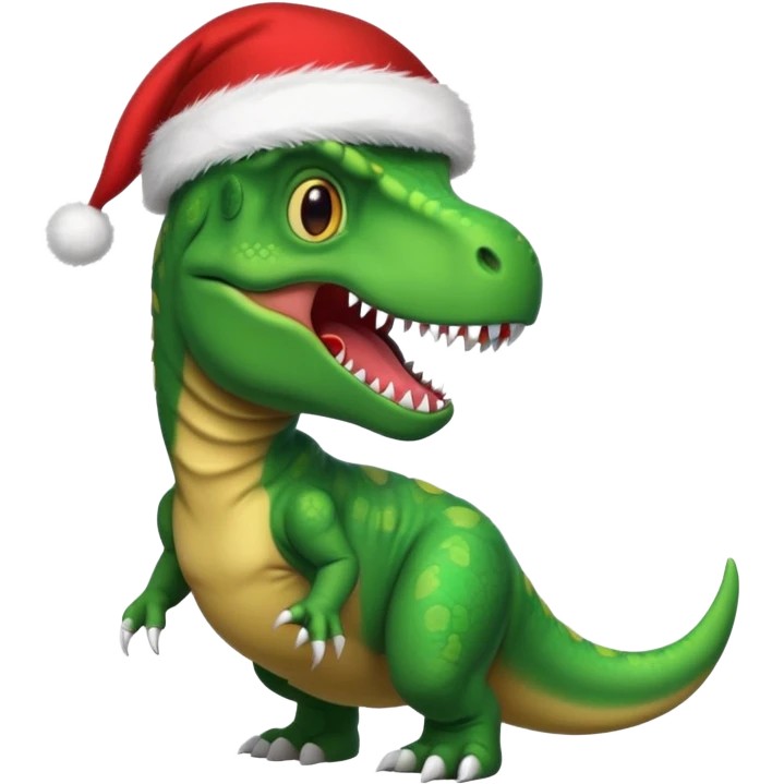 Dinosaur Christmas  emoji