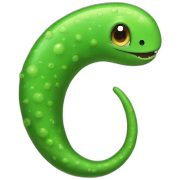 Slimy tail emoji