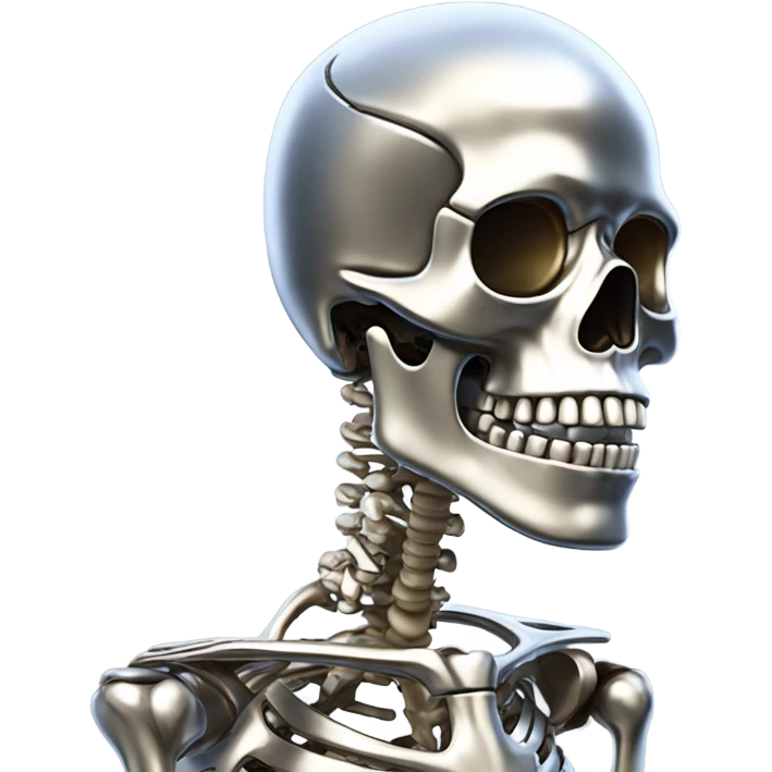 Chrome skeleton emoji