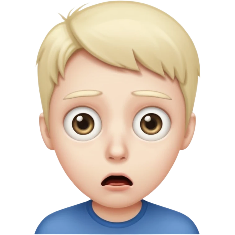 Person shocked face emoji