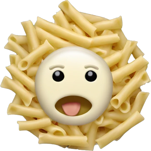 Alfredo chicken pasta emoji