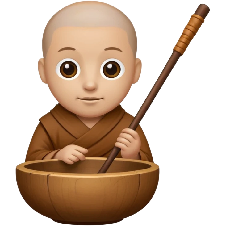 monk bowl stick emoji
