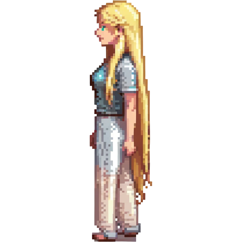 woman with long blonde hair emoji