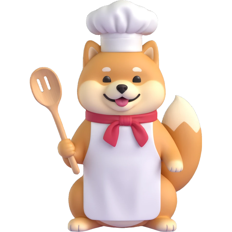 shiba inu cooking emoji
