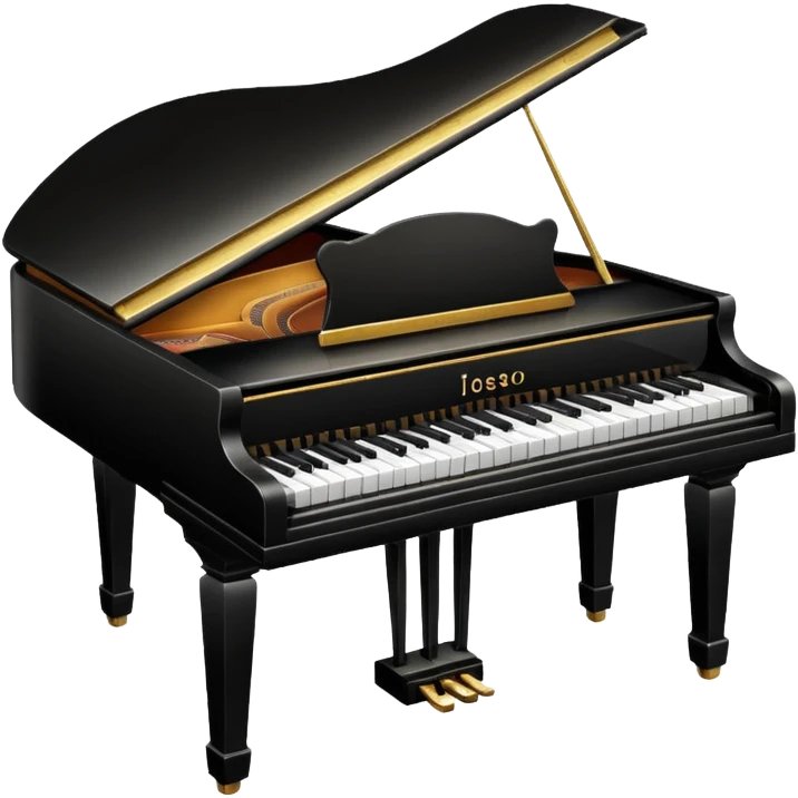 piano with no written text on it emoji