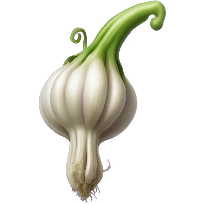 Alien garlic  emoji