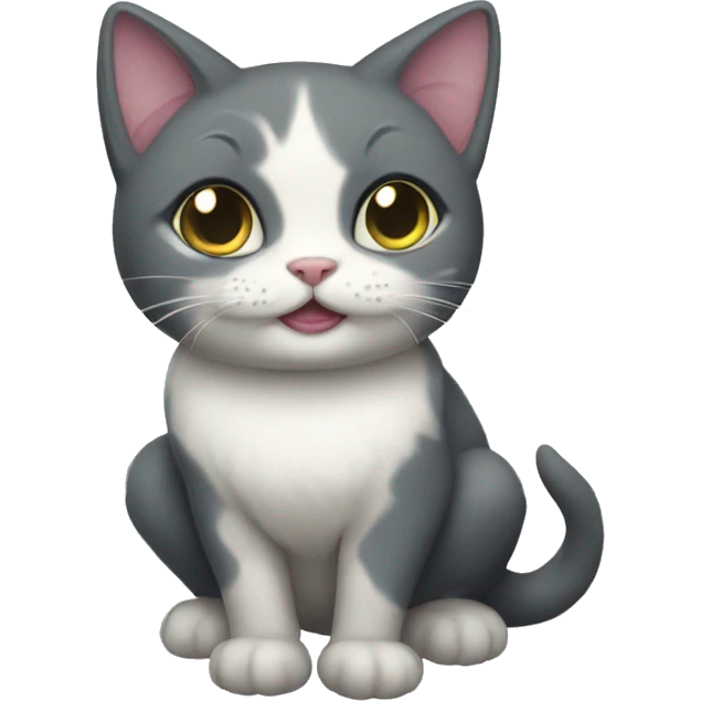little mermaid cat emoji
