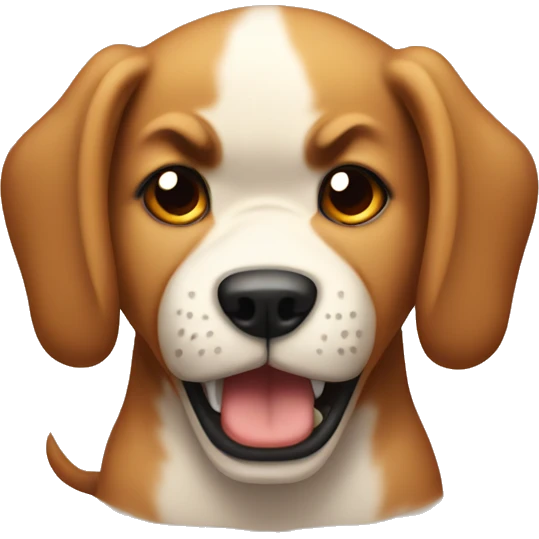Angry puppy emoji
