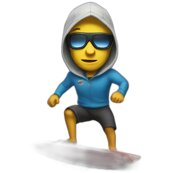 surfing indy hacker emoji