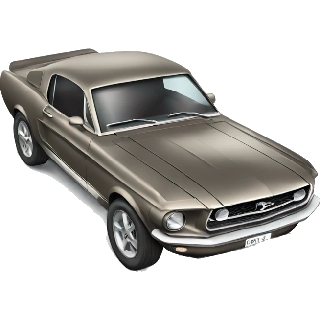 Car mustang emoji