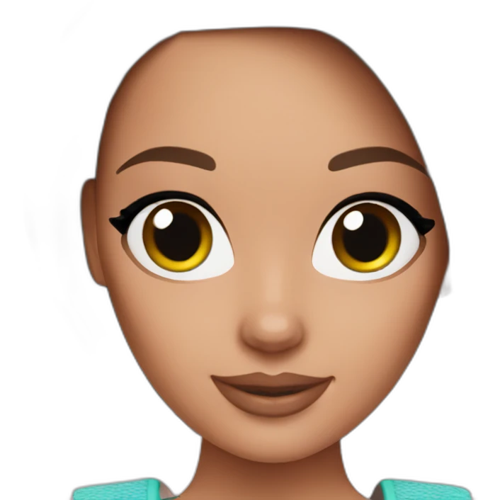 brunette barbie emoji