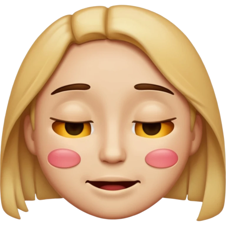 mix of these two 🥺☺️ but make it classic emoji and without hearts and a little bit sad but still smile emoji