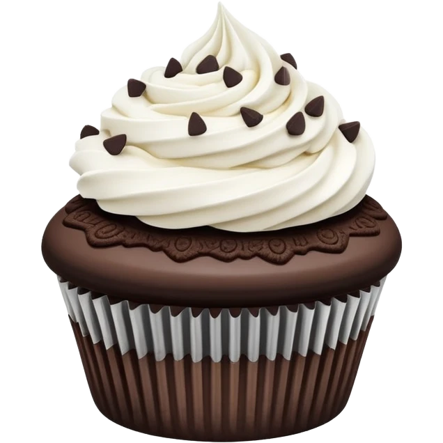 Oreo cupcake emoji