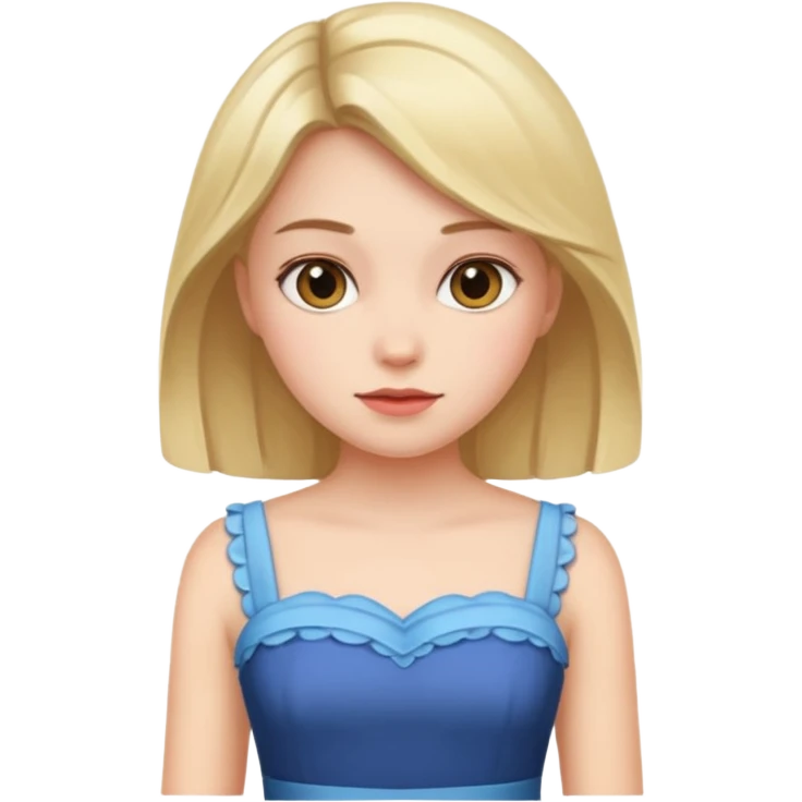 دختر با لباس emoji