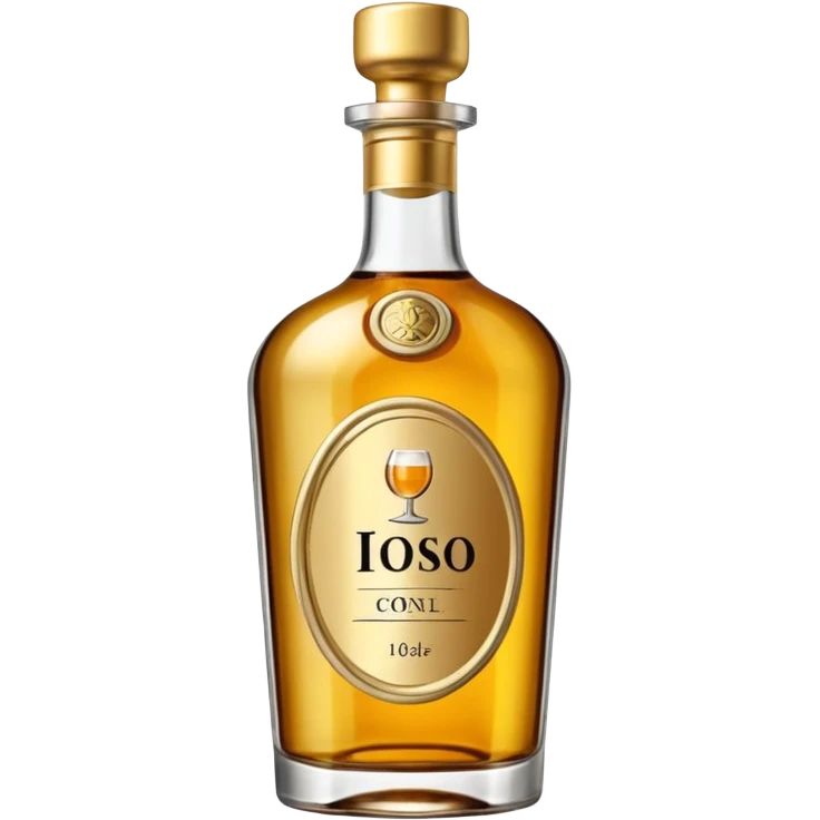 an elegant alchohol bottle emoji