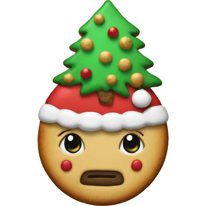 christmas cookie emoji