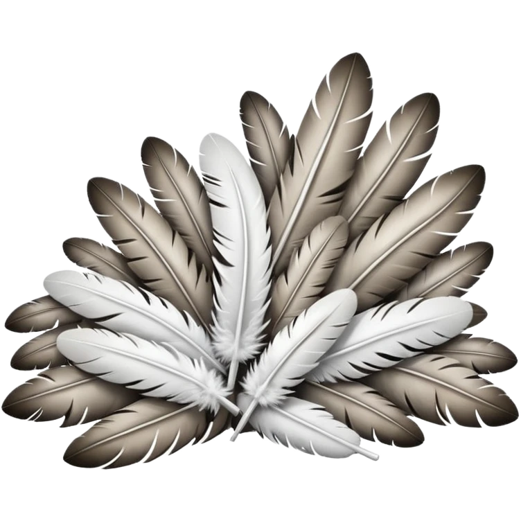pile of feathers emoji