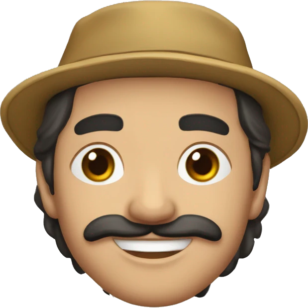 Muchacho moreno con corana gafaas y audífonos emoji