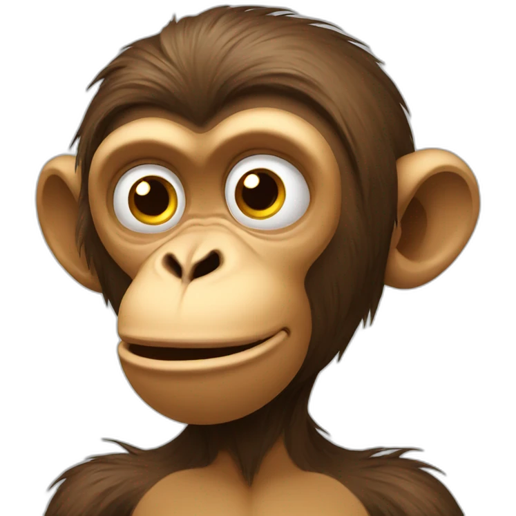 bored monkey emoji