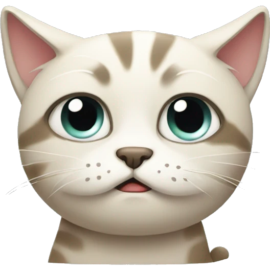 Sad cat emoji