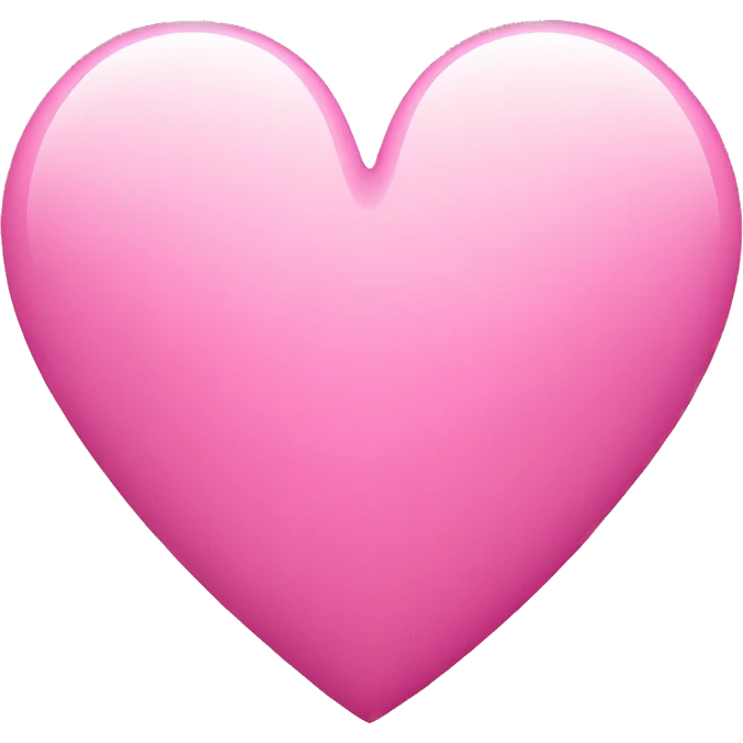 Heart pink  emoji