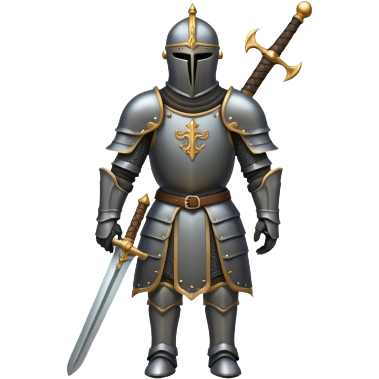 Headless Knight with Sword emoji