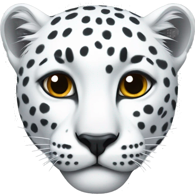 white leopard emoji