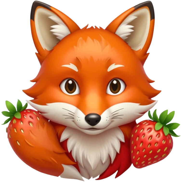🍓🦊 emoji