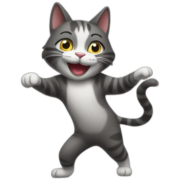 dancing cat emoji