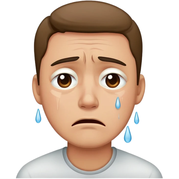 Crying men emoji