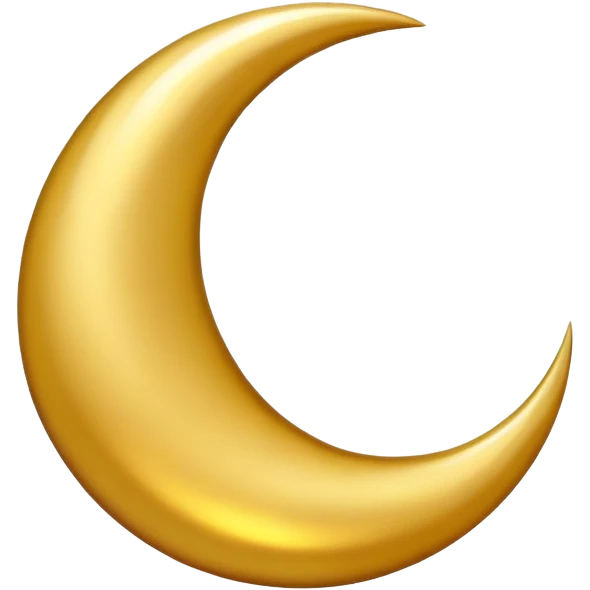 crescent moon emoji