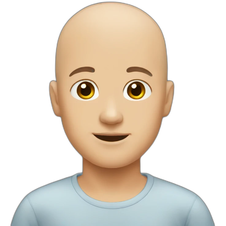 bald boy emoji