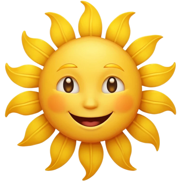 smiling sun emoji