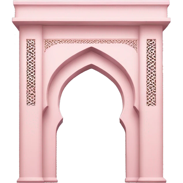 Light Pink Islamic archway  emoji